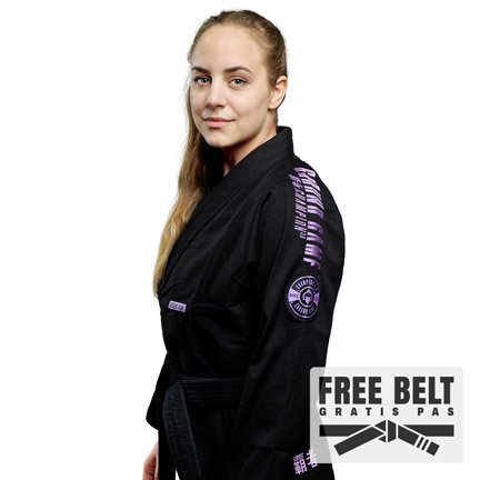 BJJ Women`s GI Champion 3.0 Lavender (črna) + GRATIS pas
